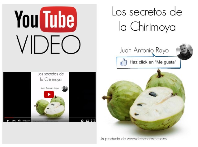 LOS SECRETOS DE LA CHIRIMOYA.  Por Juan Antonio Rayo. www.demesaenmesa.es 1