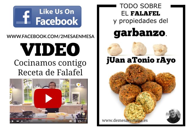 FALAFEL: todo sobre el falafel y los garbanzos. Como hacer los Falafel- Por Juan Antonio Rayo. www.demesaenmesa.es 1