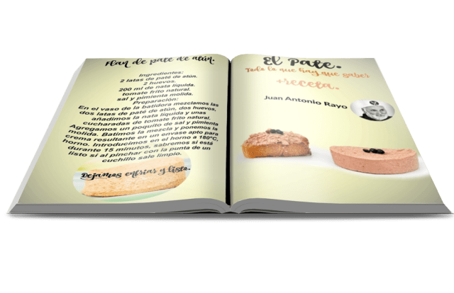 RECETA FACIL Y RAPIDA DE FLAN DE PATE DE ATUN DE MESA EN MESA REVISTA GASTRONOMICA