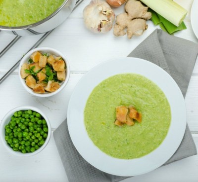 DE MESA EN MESA-Receta: Puré o crema de guisantes